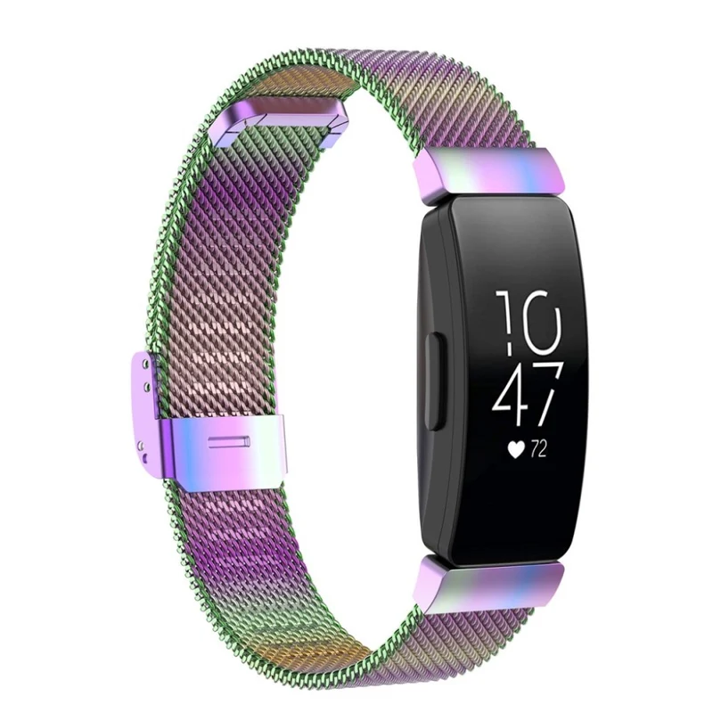 Bequem Fitbit Ace 2 / Fitbit Inspire Metall armband - Größe: L