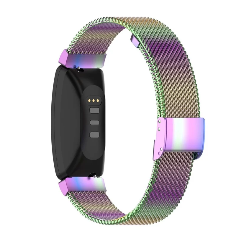 Bequem Fitbit Ace 2 / Fitbit Inspire Metall armband - Größe: L