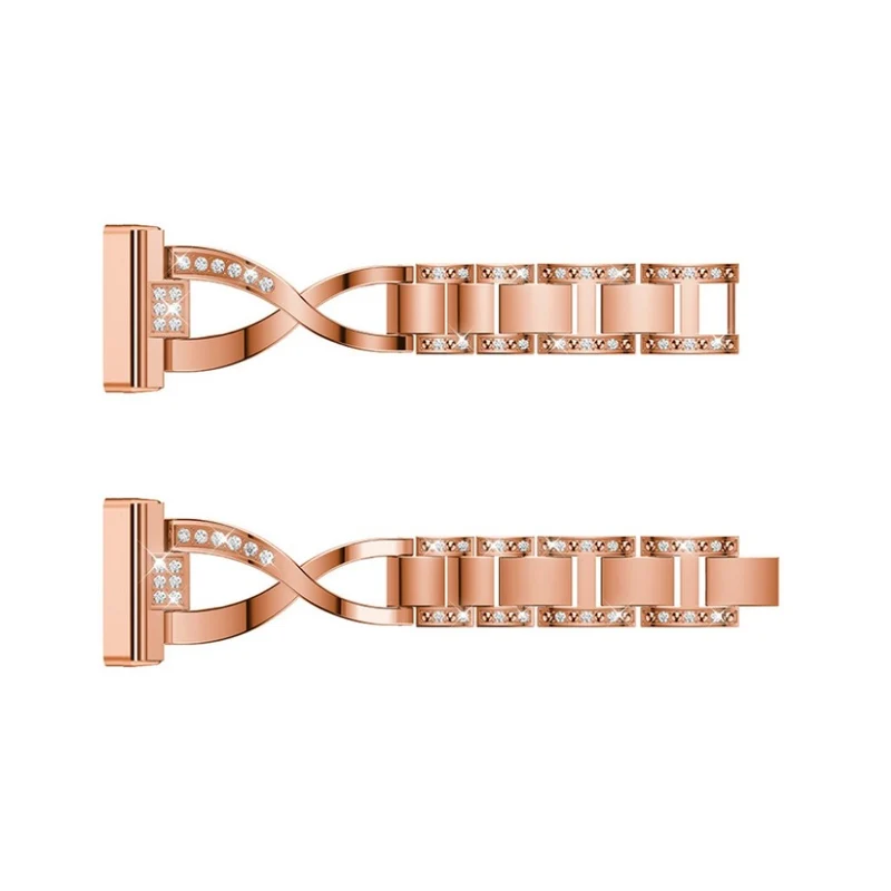 Süß Fitbit Versa 3 / Fitbit Sense Metall und Strass armband