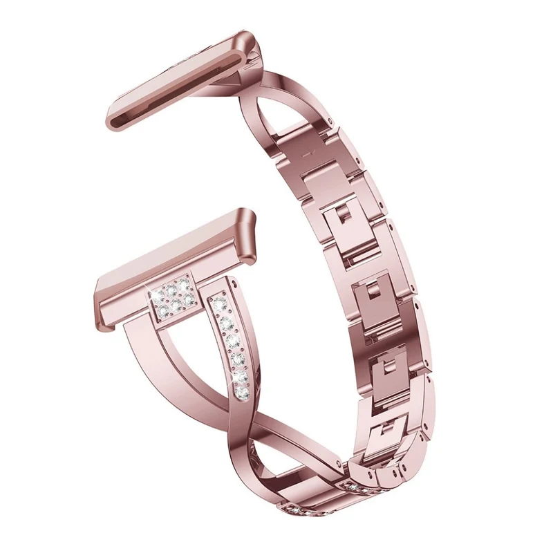 Süß Fitbit Versa 3 / Fitbit Sense Metall und Strass armband