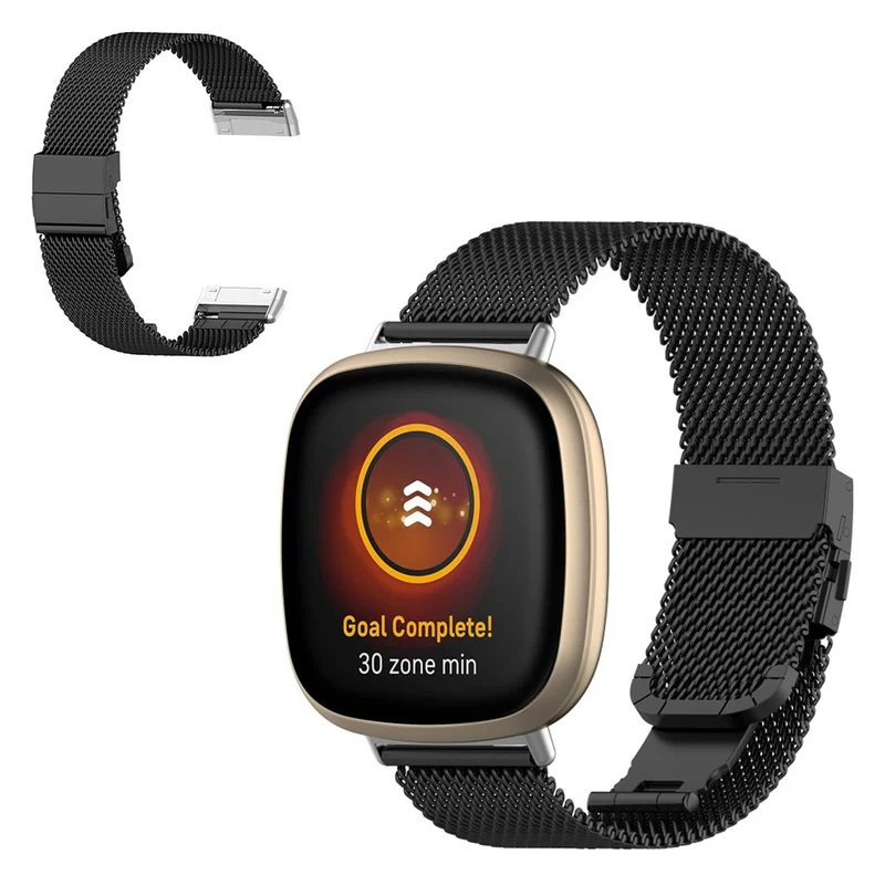 Super robust Fitbit Versa 3 Metall armband