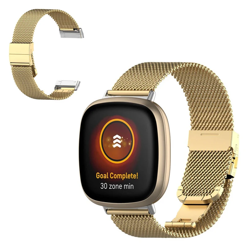 Super robust Fitbit Versa 3 Metall armband