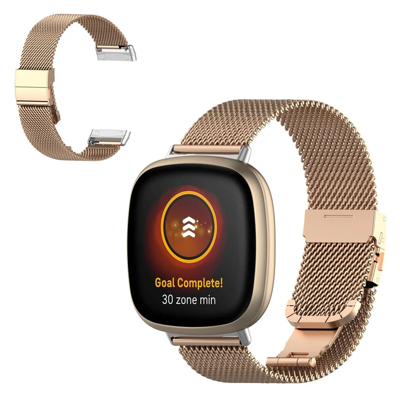 Super robust Fitbit Versa 3 Metall armband