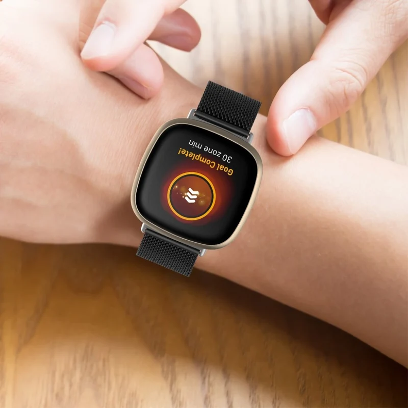 Super robust Fitbit Versa 3 Metall armband