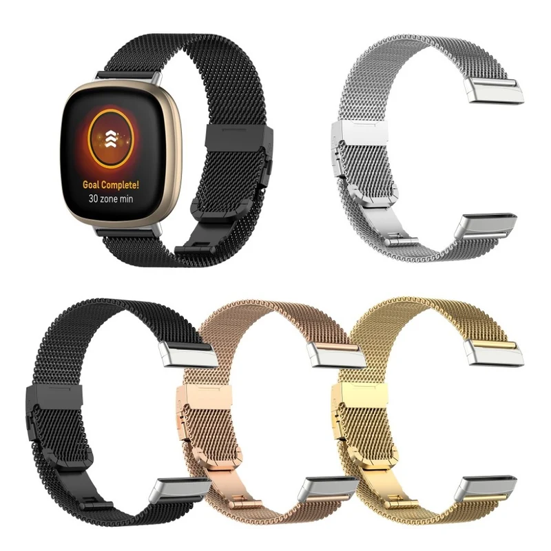 Super robust Fitbit Versa 3 Metall armband