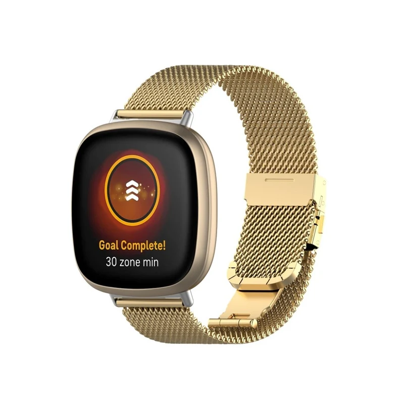Super robust Fitbit Versa 3 Metall armband