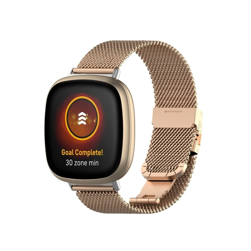 Super robust Fitbit Versa 3 Metall armband