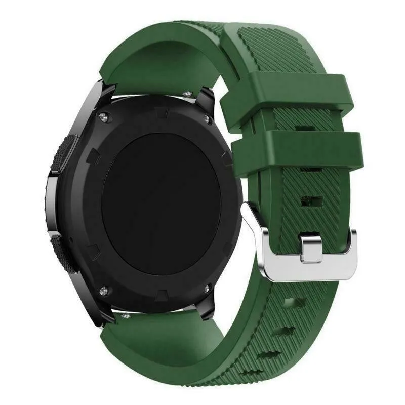ICE Smart TKS Rectangular 1.41 Twill Silikonarmband (Armeegrün)