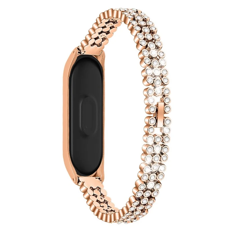 Absolut angenehm Xiaomi Mi Band 5 Metall und Strass armband