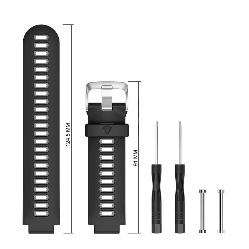 Mega elegant Universell Garmin Silikon / TPU armband