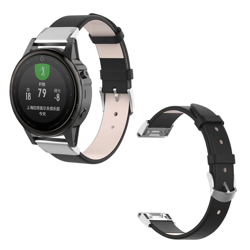Cool Garmin Fenix 6S / Garmin Fenix 5S Echtes Leder armband