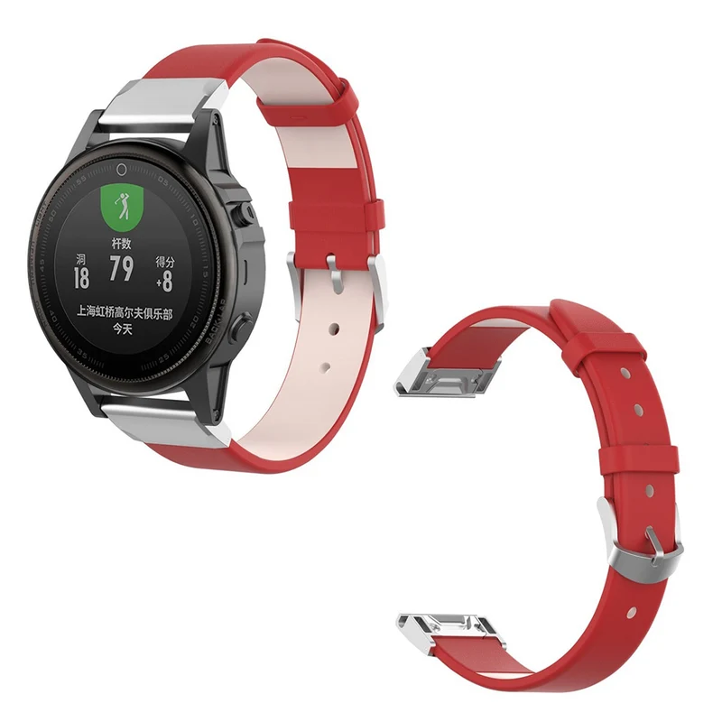 Cool Garmin Fenix 6S / Garmin Fenix 5S Echtes Leder armband