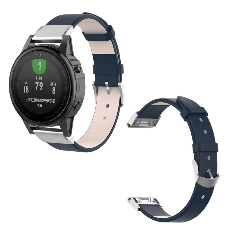 Cool Garmin Fenix 6S / Garmin Fenix 5S Echtes Leder armband