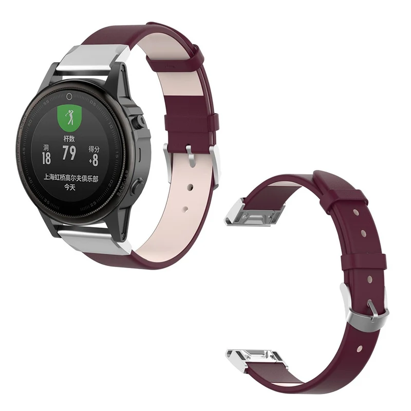Cool Garmin Fenix 6S / Garmin Fenix 5S Echtes Leder armband