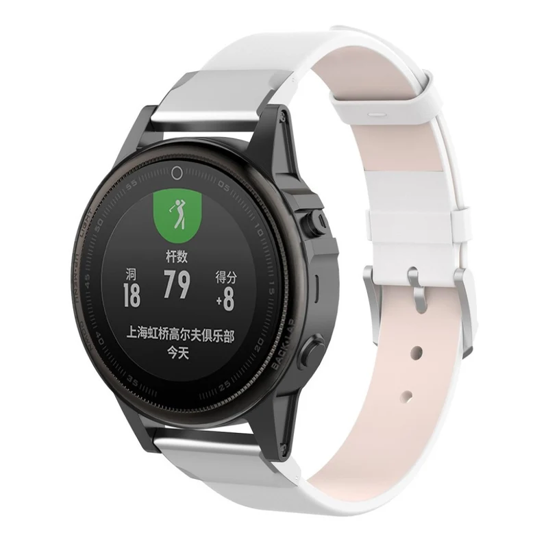 Cool Garmin Fenix 6S / Garmin Fenix 5S Echtes Leder armband