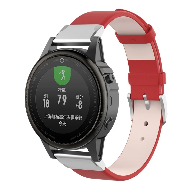 Cool Garmin Fenix 6S / Garmin Fenix 5S Echtes Leder armband