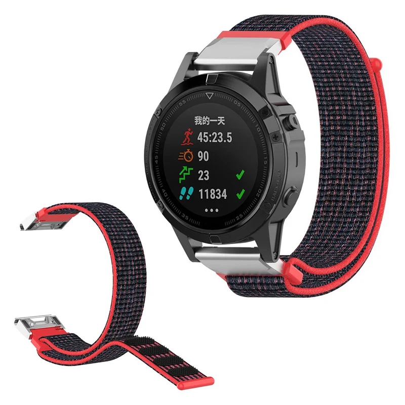 Cool Garmin Fenix 6 / Garmin Fenix 5 Textil / Nylon armband