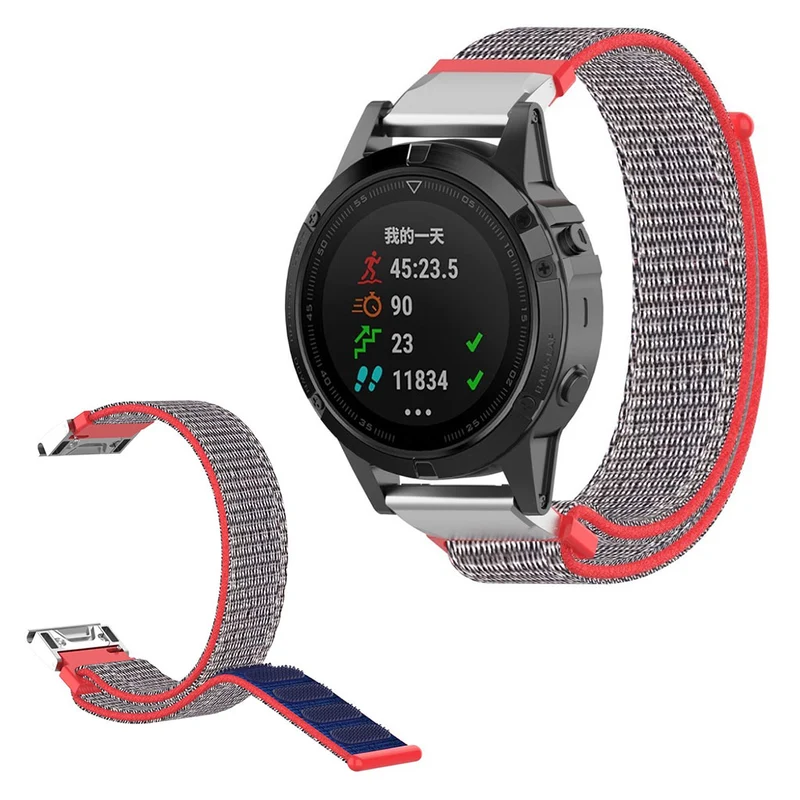 Cool Garmin Fenix 6 / Garmin Fenix 5 Textil / Nylon armband
