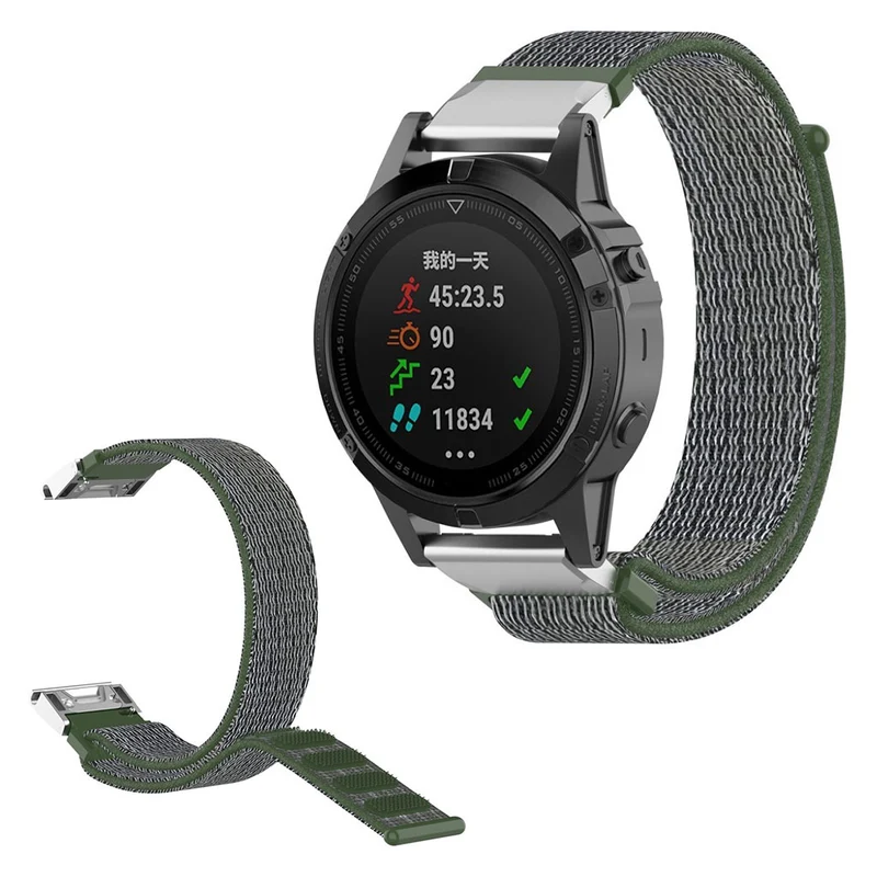 Cool Garmin Fenix 6 / Garmin Fenix 5 Textil / Nylon armband