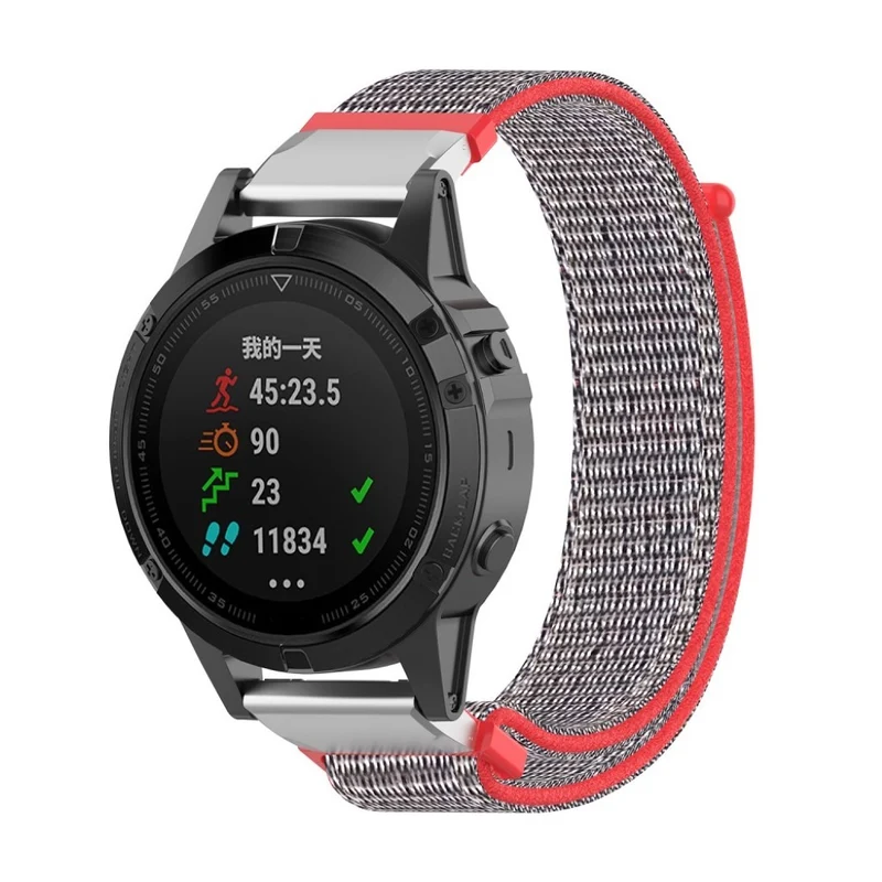 Cool Garmin Fenix 6 / Garmin Fenix 5 Textil / Nylon armband