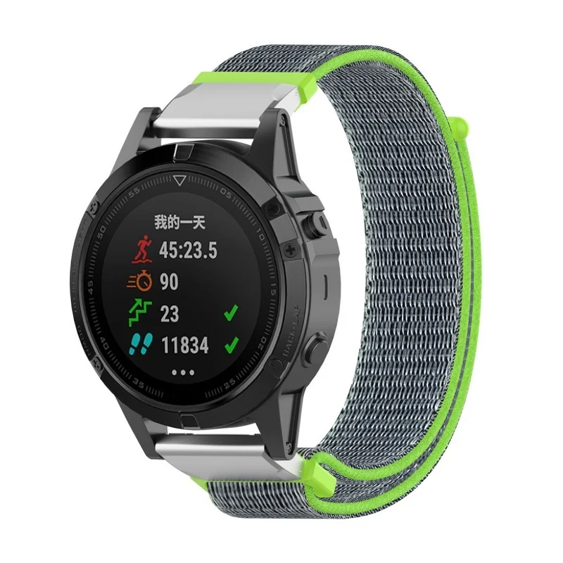 Cool Garmin Fenix 6 / Garmin Fenix 5 Textil / Nylon armband
