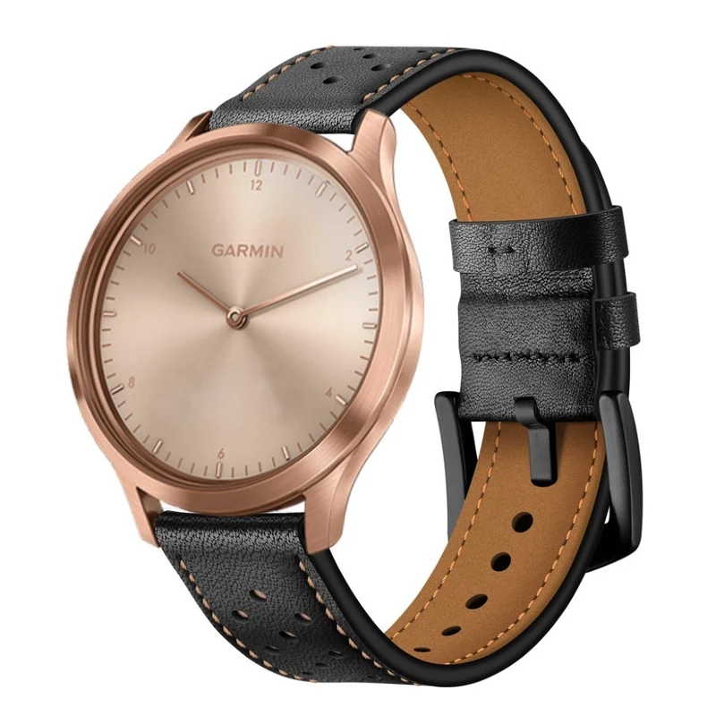 Garmin Vivoactive 3 / Garmin Vivomove HR Echtes Leder armband