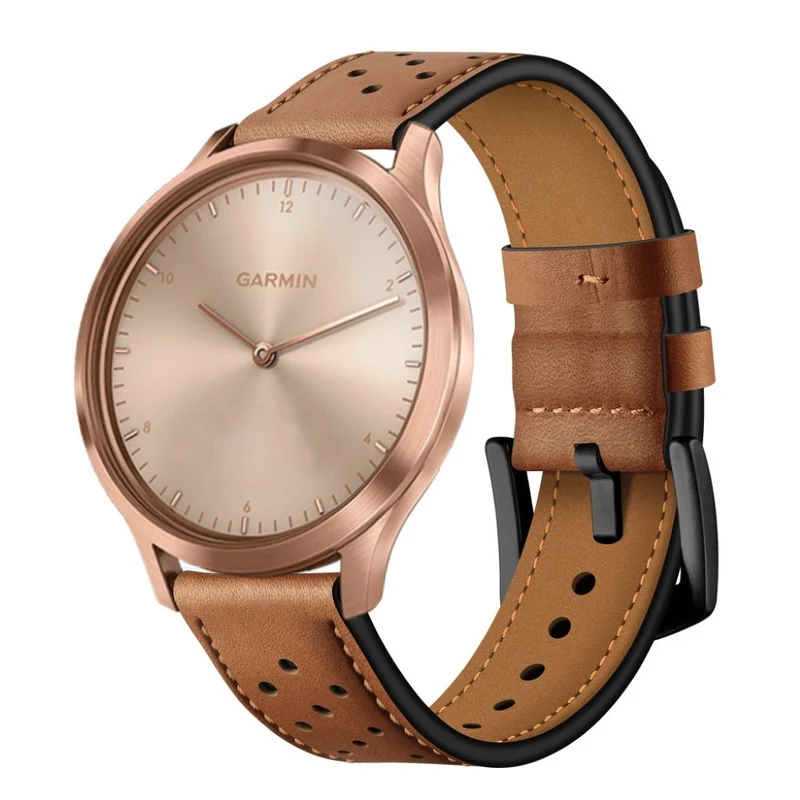 Garmin Vivoactive 3 / Garmin Vivomove HR Echtes Leder armband