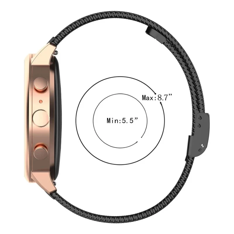 Super gut Garmin Vivoactive 4S Metall armband
