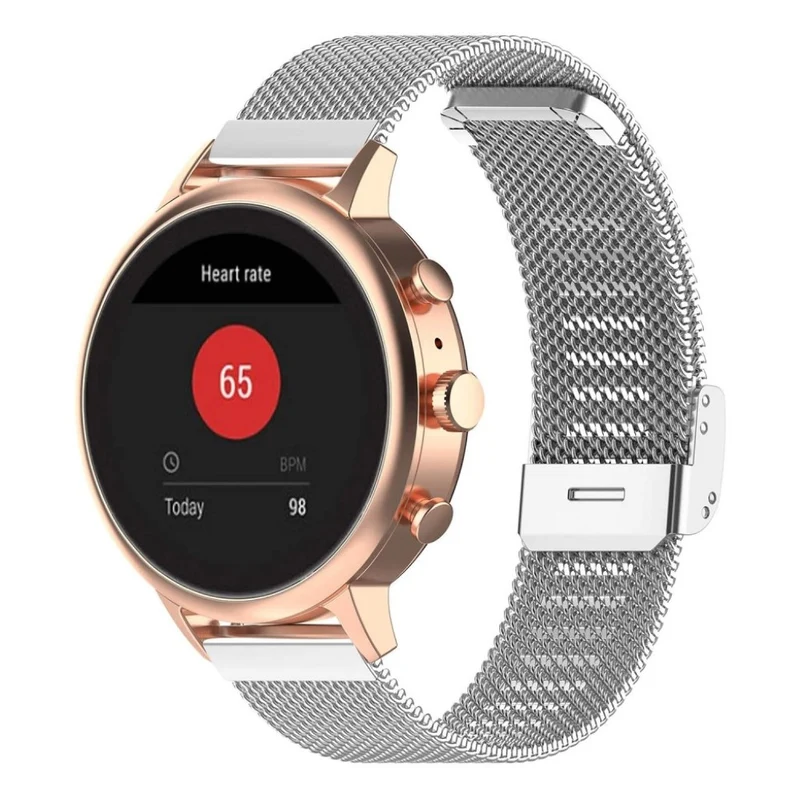Super gut Garmin Vivoactive 4S Metall armband