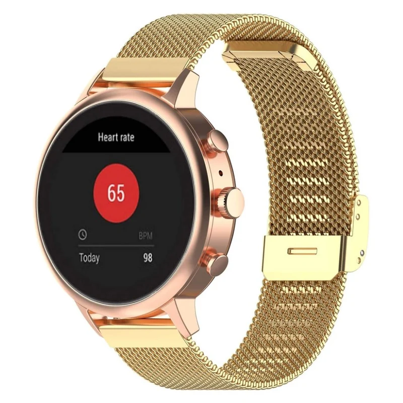 Super gut Garmin Vivoactive 4S Metall armband