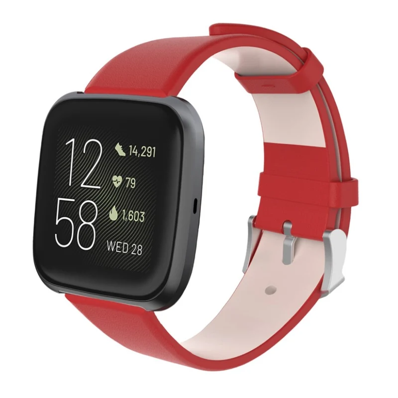 Cool Fitbit Versa Lite / Fitbit Versa 2 Kunstleder armband