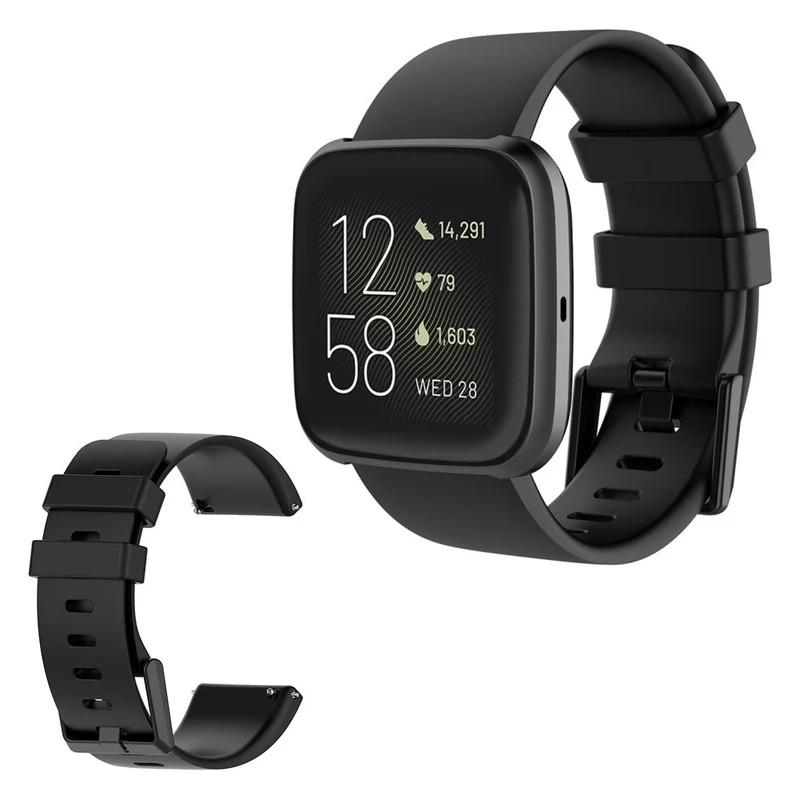 Fitbit Versa 2 / Fitbit Versa Lite Silikon / TPU armband - Größe: S