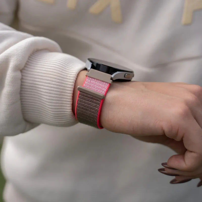 ICE Smart 2.0 Rectangular 1.96 Nylonarmband (Neon Pink)