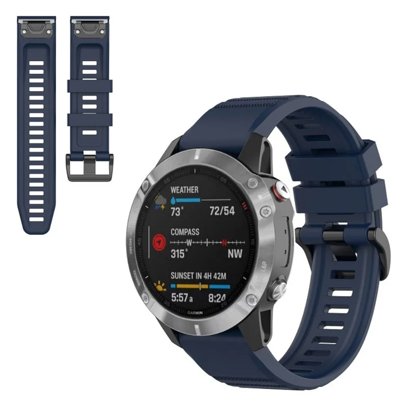 Sehr gut Garmin Fenix 6X Pro Silikon / TPU armband