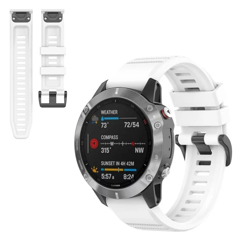 Sehr gut Garmin Fenix 6X Pro Silikon / TPU armband