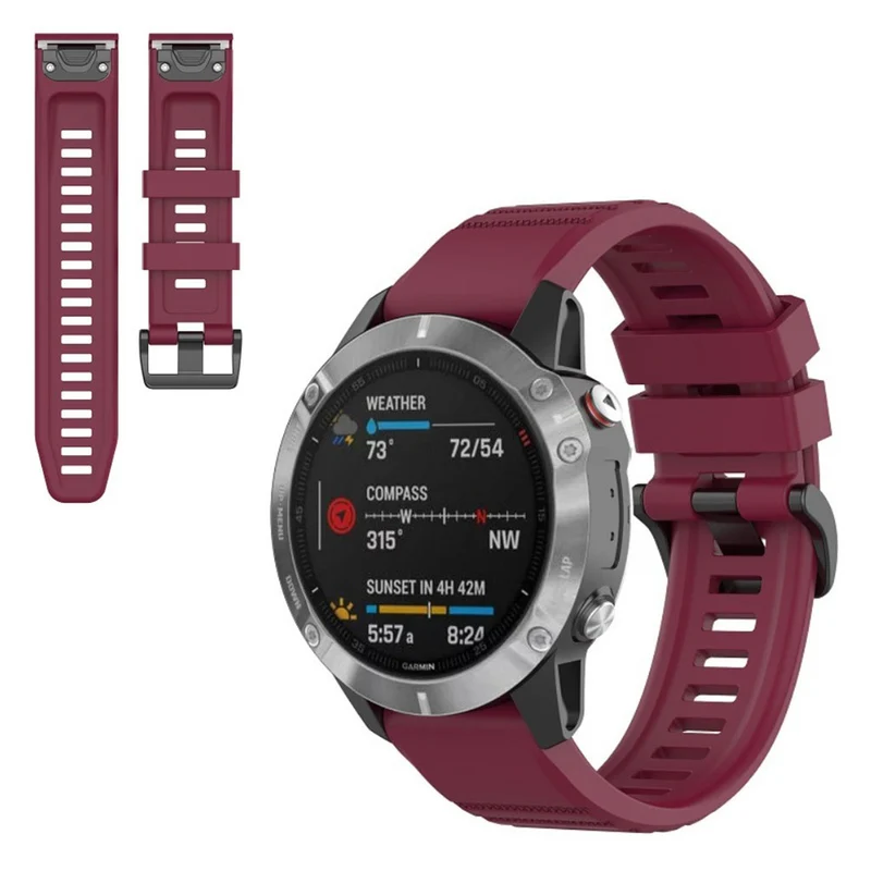 Sehr gut Garmin Fenix 6X Pro Silikon / TPU armband