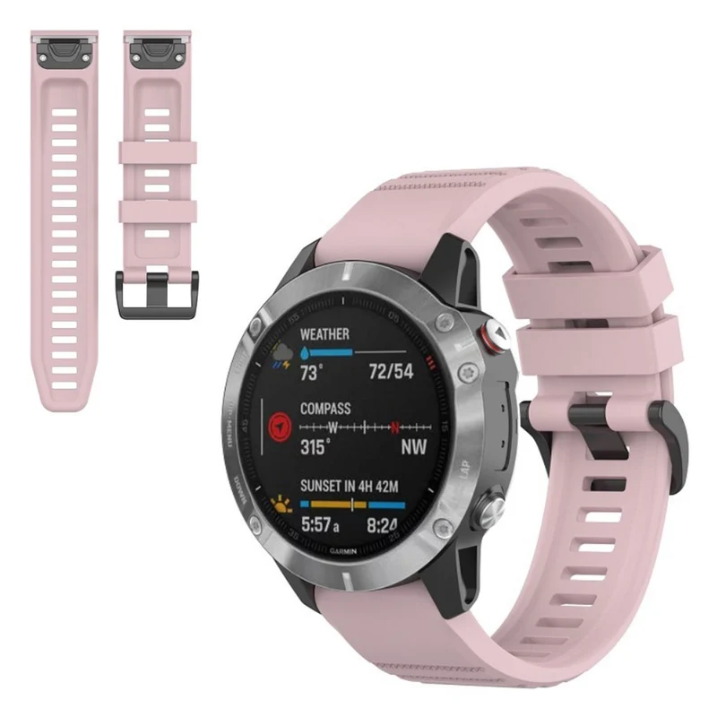 Sehr gut Garmin Fenix 6X Pro Silikon / TPU armband