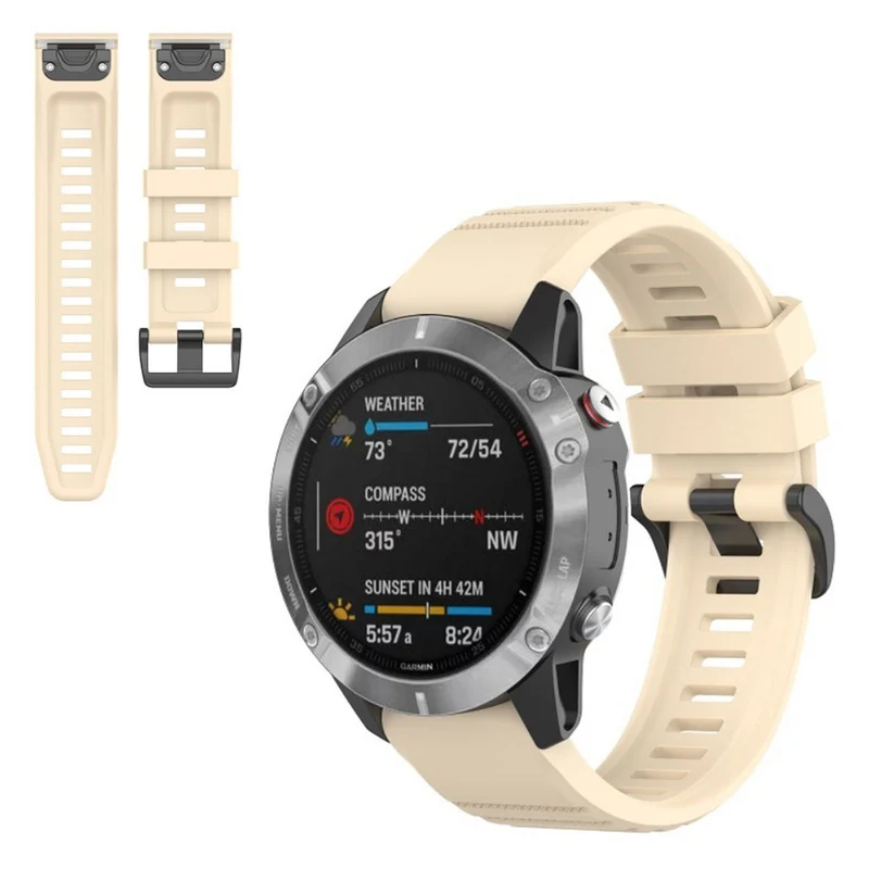 Sehr gut Garmin Fenix 6X Pro Silikon / TPU armband
