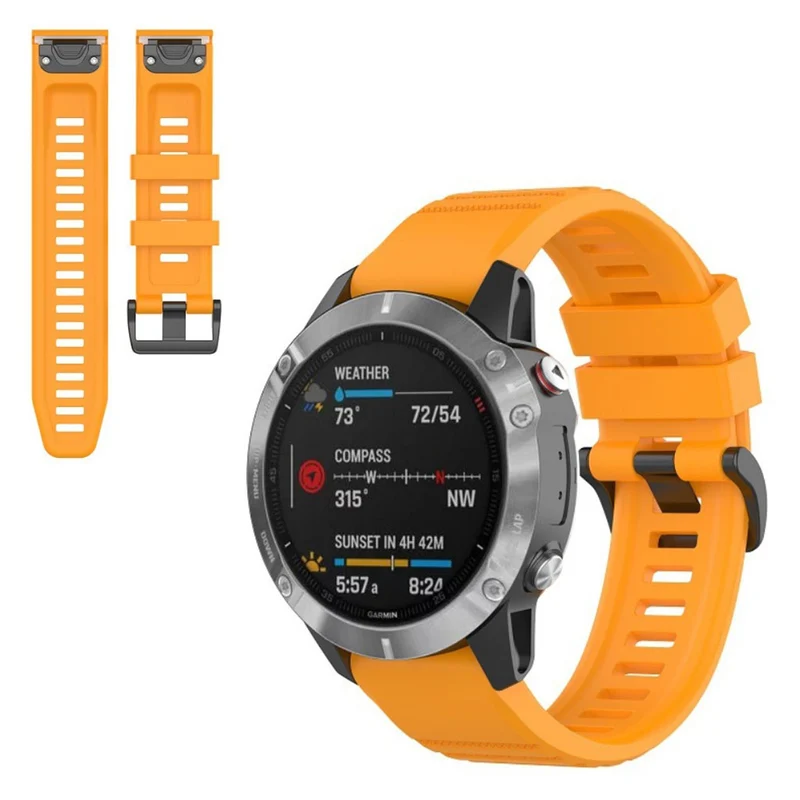 Sehr gut Garmin Fenix 6X Pro Silikon / TPU armband