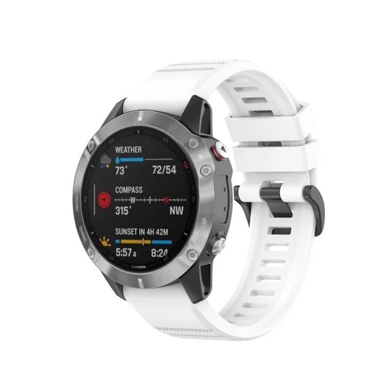 Sehr gut Garmin Fenix 6X Pro Silikon / TPU armband