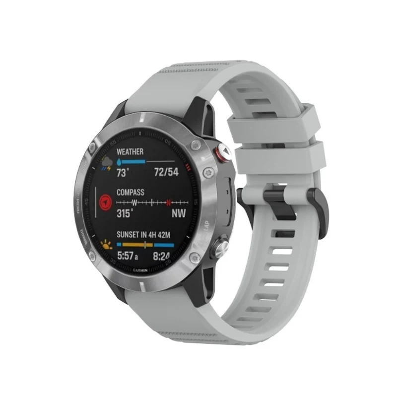 Sehr gut Garmin Fenix 6X Pro Silikon / TPU armband