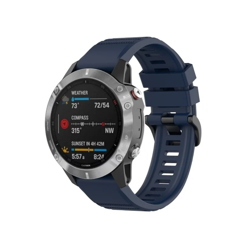Sehr gut Garmin Fenix 6X Pro Silikon / TPU armband