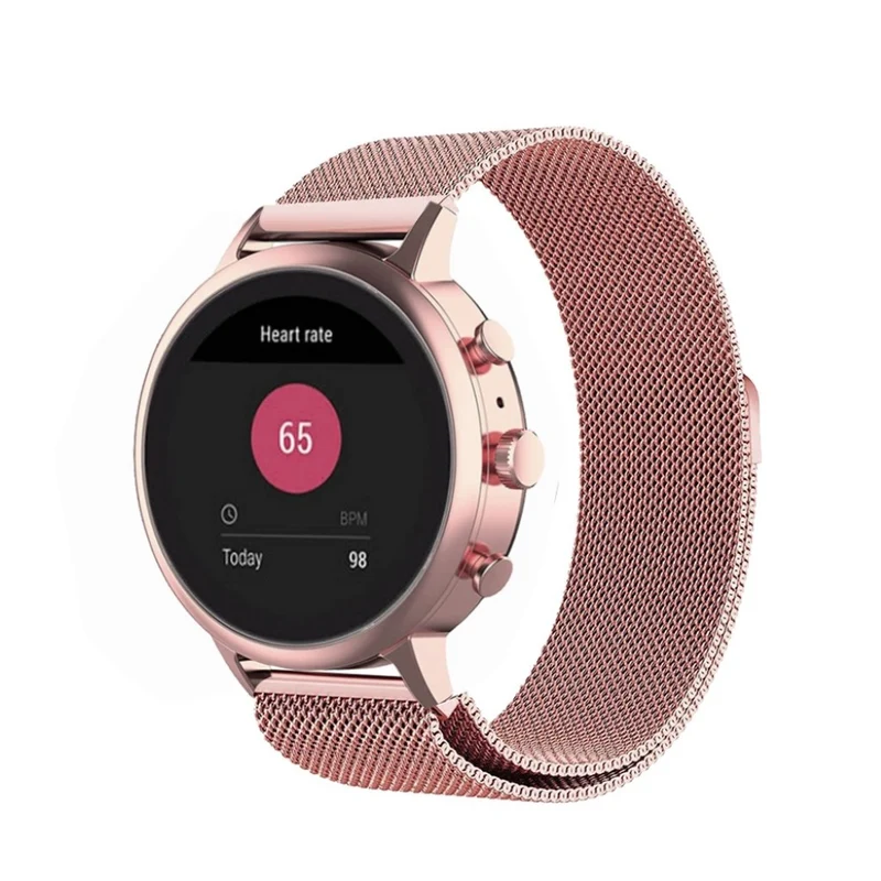 Unglaublich gut Garmin Vivoactive 4S Metall armband