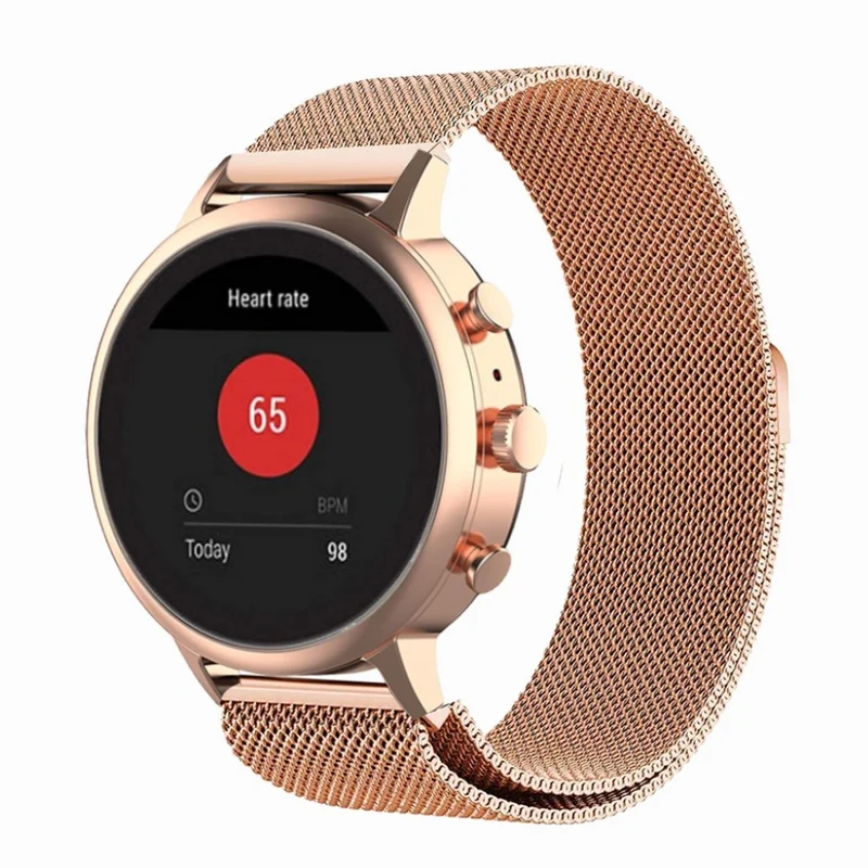 Unglaublich gut Garmin Vivoactive 4S Metall armband
