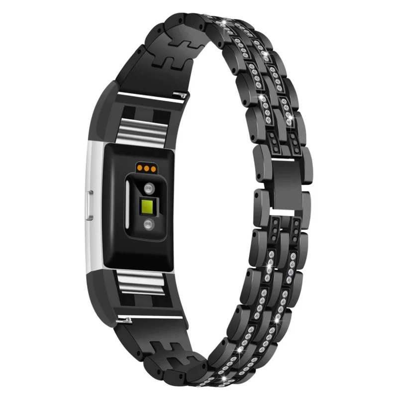 Super gut Fitbit Charge 2 Metall und Strass armband