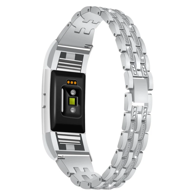 Super gut Fitbit Charge 2 Metall und Strass armband