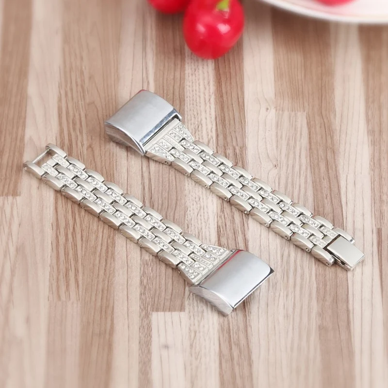 Super gut Fitbit Charge 2 Metall und Strass armband