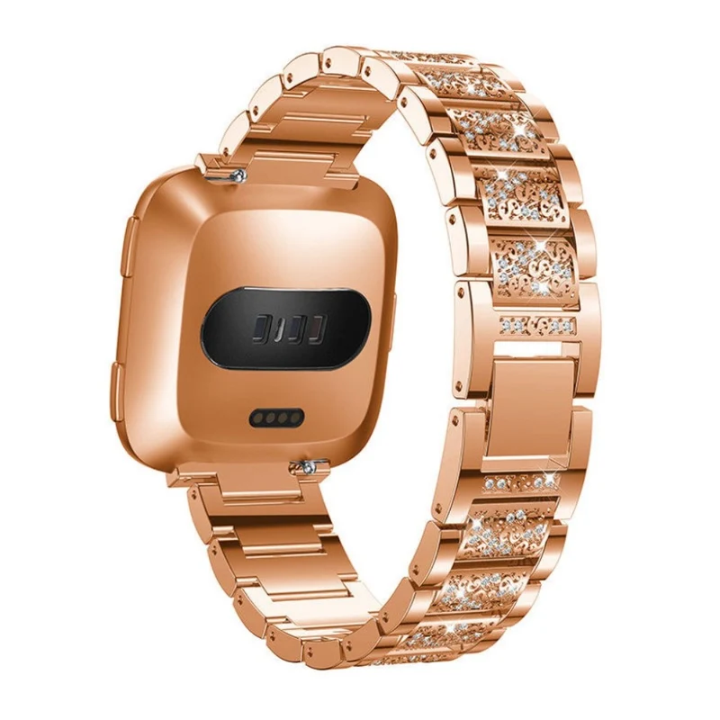 Super stark Fitbit Versa Metall und Strass armband