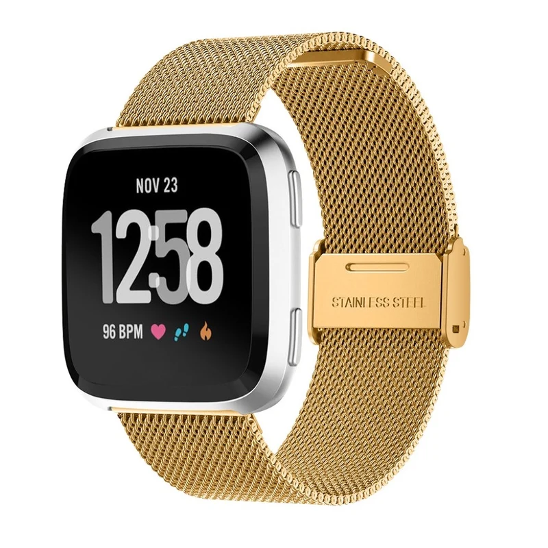 Mega modisch Fitbit Versa Metall armband
