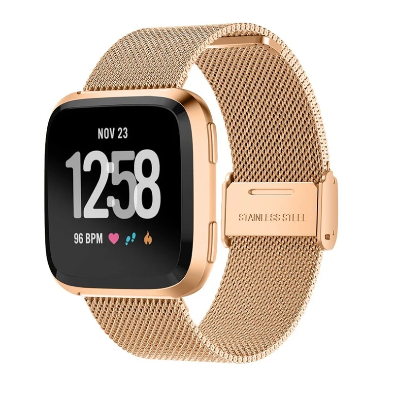Mega modisch Fitbit Versa Metall armband